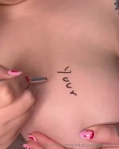 Send 10 tips and write your name on my tits or on my ass where do you
