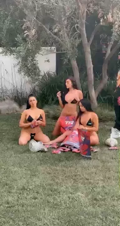 Bts from my shoot w tyga tooraww misscindyy alejandraxrosas 