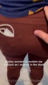 Here s the video from the other night i came home used for hubby after