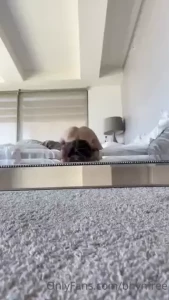 I fuck my tight pink pussy with my huge dildo and cum everywhere part 2