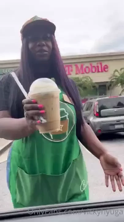Starbucks fuck this thick barista takes dick in the starbucks parking part 1 