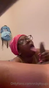 I got my mouth fucked until he nutted in my throat he was so