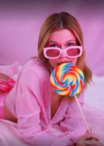 Which is sweeter in this picture me or the candy