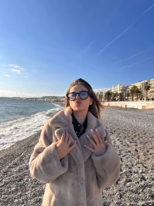 I love walking along the seashore and enjoying the sound of the waves