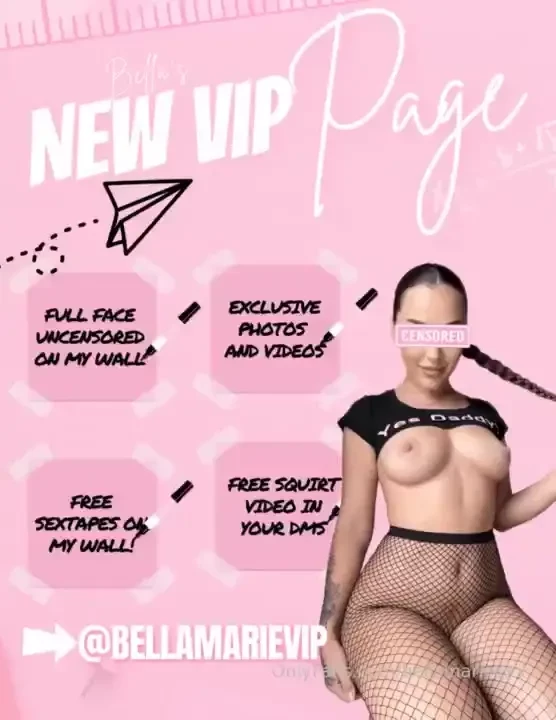 Bellamarievip come to my vip page for a spam free experience baby i 