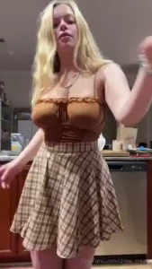 Good girl strip tease