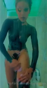 Just peeling off paint in the shower