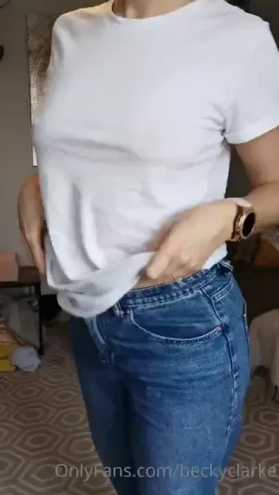 It s a white tshirt and no bra kinda day who can see those little 