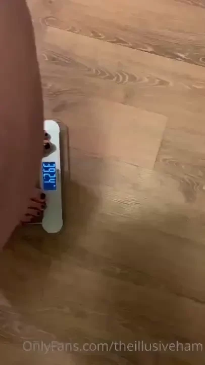 After a nice full day of eating this is what the scale says and i had 