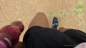 Meia bomba no meio da rua