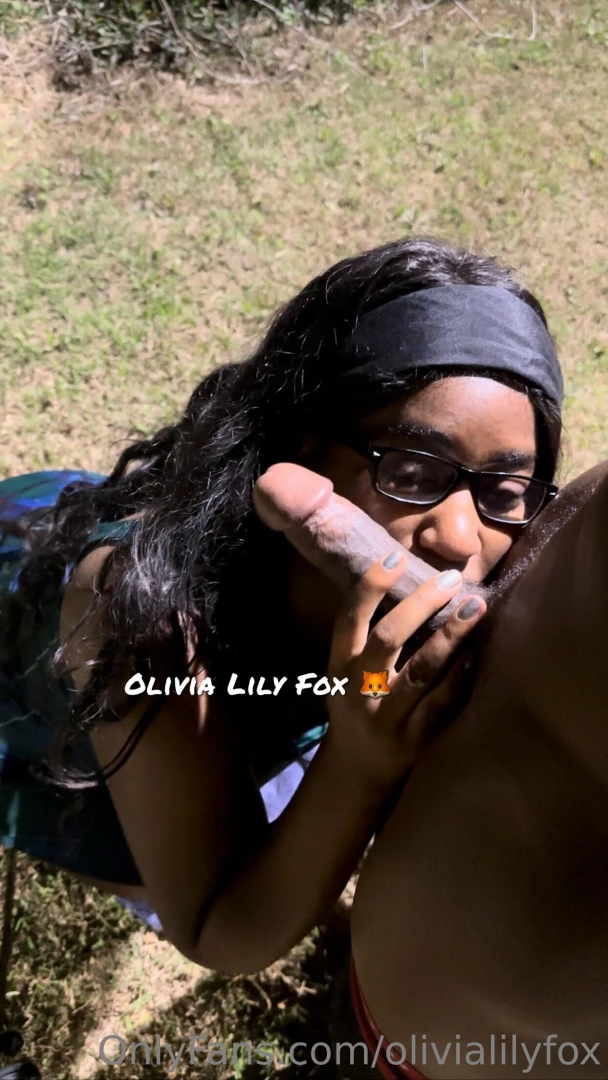 He bust big load on my face at the park tit fuck part 1 