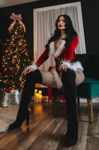Santa sits on my lap