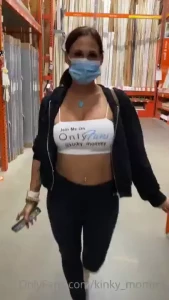 Casual stroll in the store