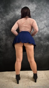 Sheer pink top and short miniskirt what would you do if you saw me out part 2
