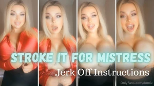 New check your dm mistress loves to turn you on and make you stroke part 1