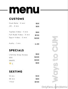 I m still online now full menu available tip 5 to start saturday