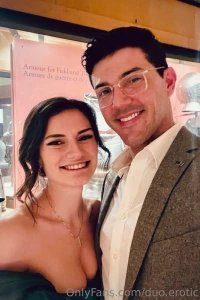 Dressed up for a sexy date night at the museum