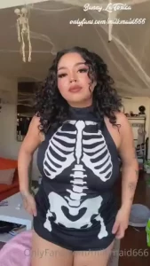 Nothing but skin and bones