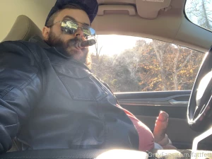 New year hike - smoked a cigar and jerked off in my car for a while on part 2