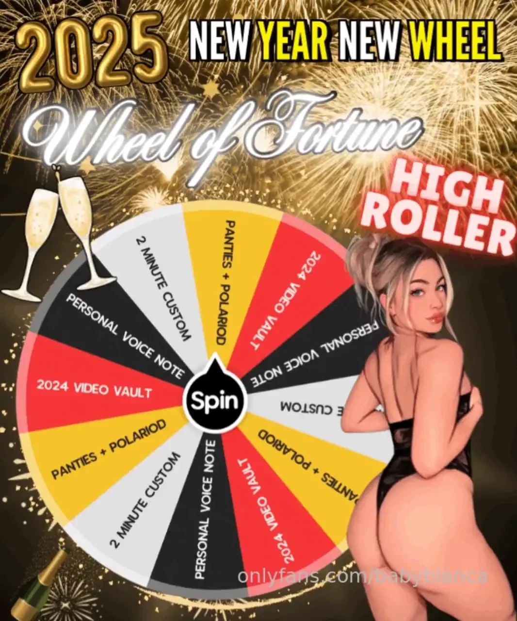 Closed new years high roller only big prizes over here for my big 