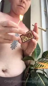 I m getting over a cold and i m finally comfortable smoking again but