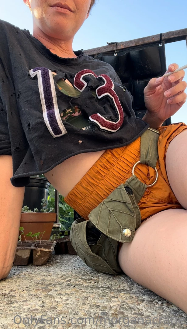 Just doing some gardening 