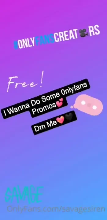 Make sure to comment if u want free individual promos and my dms are 