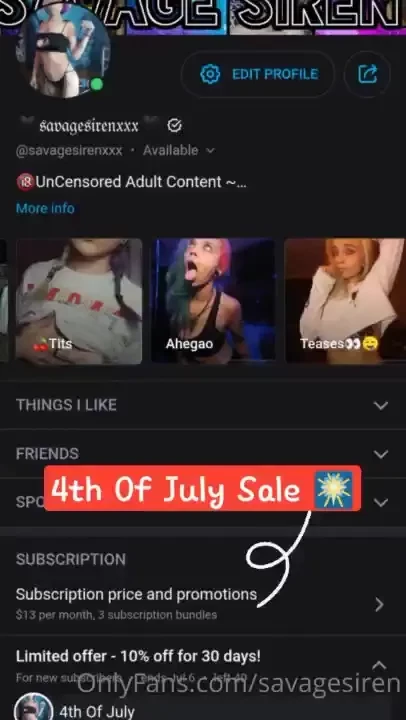 4th of july sale savagesirenxxx 