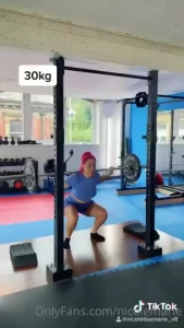 Love doing work outs go check out my tiktok nicolelisamarie_v8