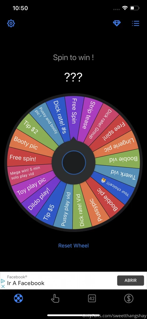 7 -one spin 13 -two spins 18 -three spins 25 -five spins if you re 