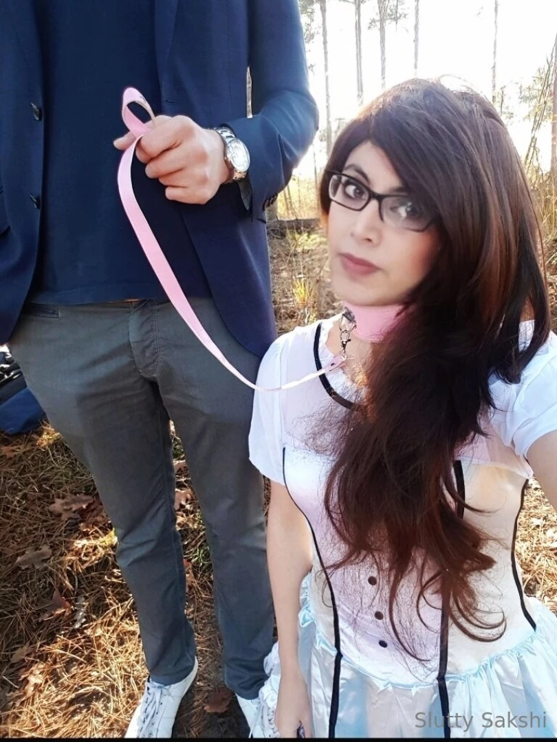 In a jungle on my knees collared amp leashed wrecked by cock 