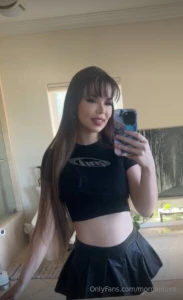 This outfit s giving good girl with bad thoughts energy hear my