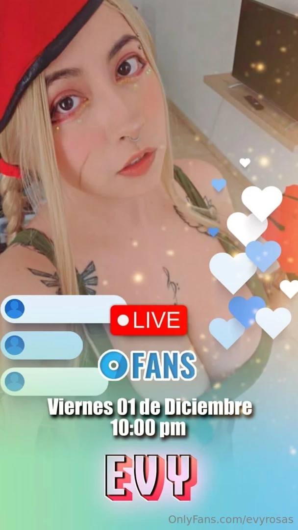 Live live live ma ana 01 de diciembre a las 10pm aqu nos vemos para 