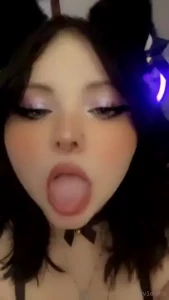 New set is out now watch a cute lil kitten gag on my new 15inch dildo