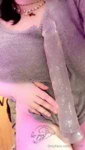 Posted a few clips of me taking this dildo as hard as i can on twt amp