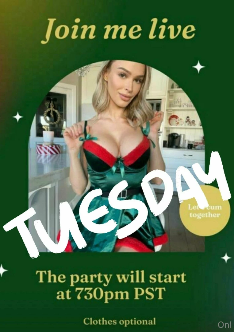 Changed my live show to tuesday 