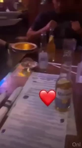 Rare evening out