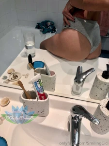 Sitting on this sink is uncomfortable i m gonna use your face instead part 2