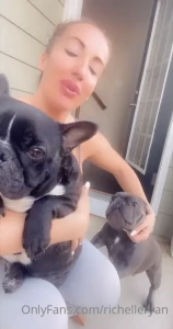 richelleryan - National bulldog day show my two frenchies some love 