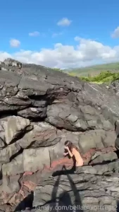 One of my besties took me to this like cove spot on the coast with the part 9