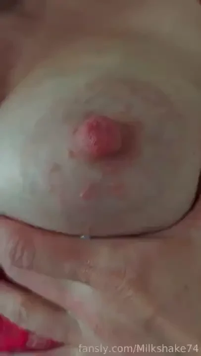 The breast is so full of milk that you only need to gently touch it 