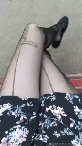 I love tights with designs nylons feet pantyhose ass nylon skinny part 1