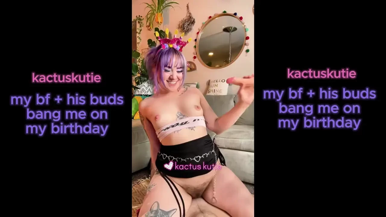My bf his buds bang me for my birthday short version on my special day 