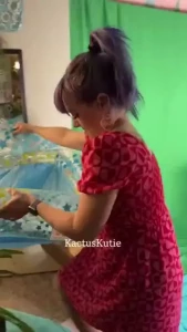 Emptying my pee out of the inflatable pool from my valentine s day pee