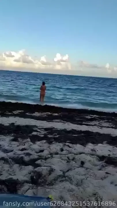 Me gusta sentir las olas en mi cuerpo 