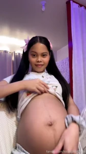 Fyp hotmom asian young small teen petite little mommy pregnant preggo part 493