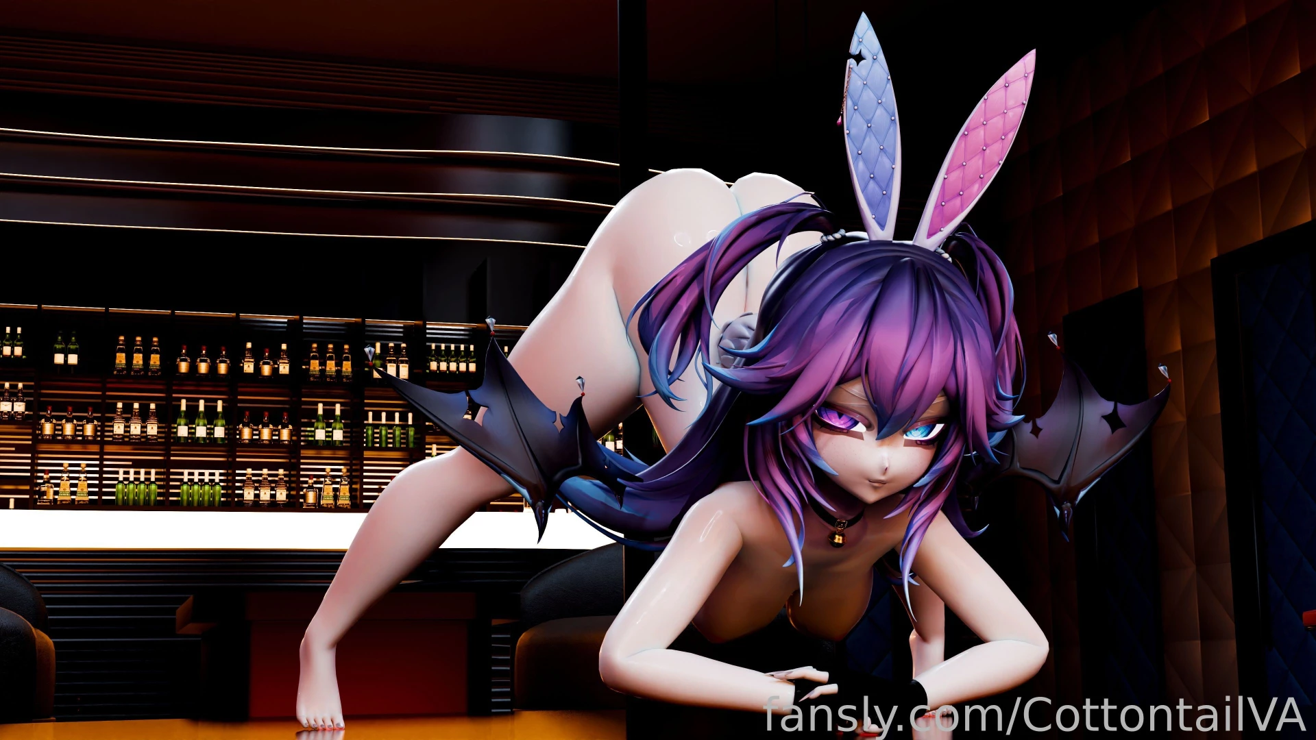Could you say no to an ass like that inari_115 lewdtuber bunnygirl 3d 