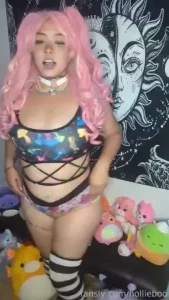 I m so horny in this egirl pinkhair ravegirl young tease ass naughty