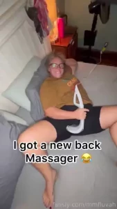 Tonight full length friday i got a new back massager pussyplay pawg