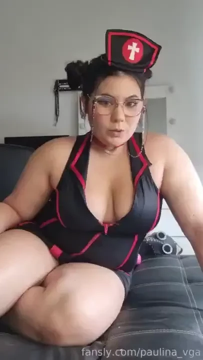 I heard you needed special attention and this chubby nurse has one for 